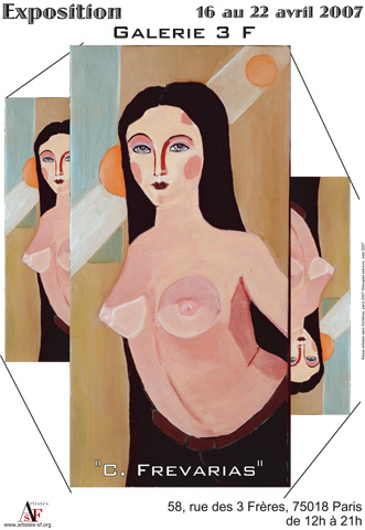 C.Frevarias, affiche d'exposition 2007