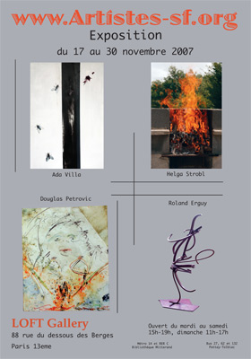 Ausstellungs Plakat Loft Gallery 2007