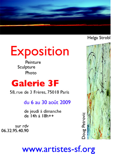 Doug Petrovic, Helga Strobl, annonce expo