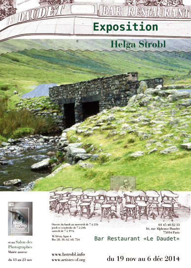 Affiche de l'exposition de Helga Strobl