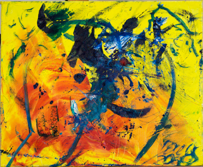 Doug Petrovic, huile jaune, 2010