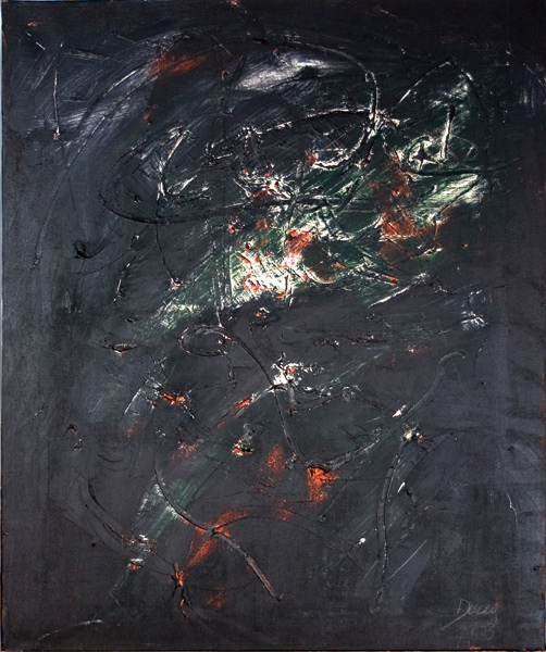 Douglas "Doug" Petrovic, sans titre, huile sur toile