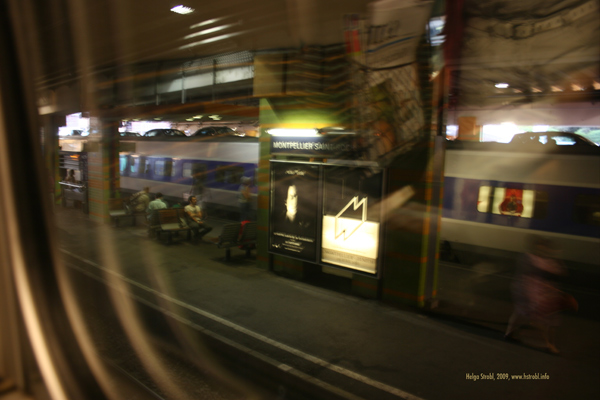 Helga Strobl "Arrêt de train", photo