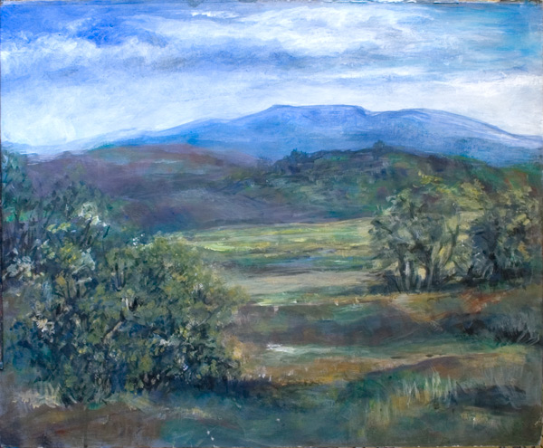 Suzan Rasmussen: "Milburn Heights", aquarelle